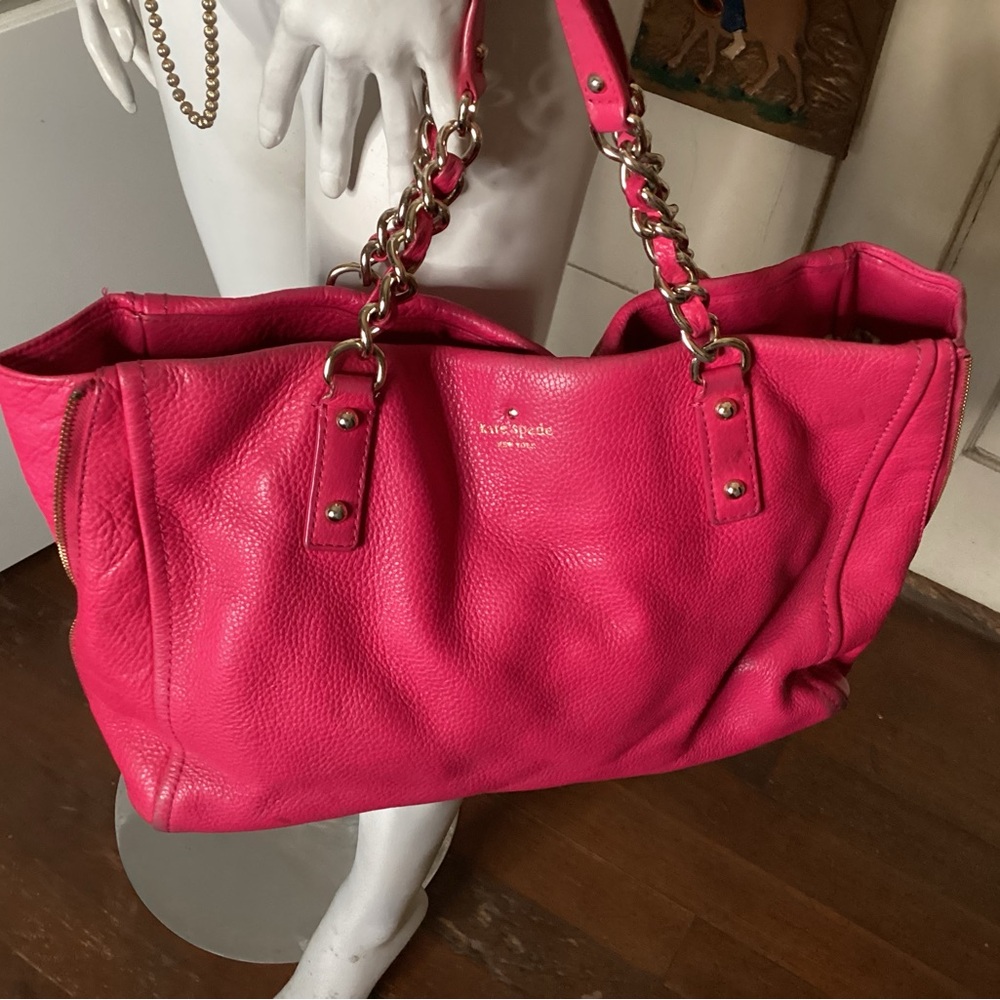 KATE SPADE New York pink leather